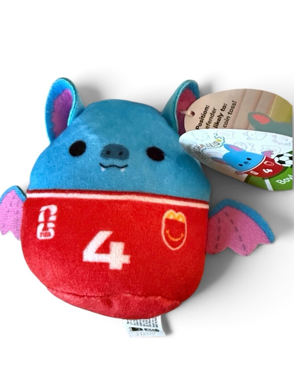 NIB McDonald’s FIFA Worldcup Squishmallows Boyle Number 4
